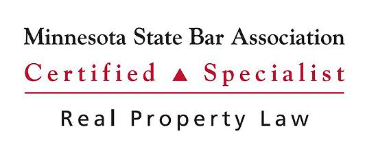 Minnesota State Bar Association Certified Specalist - Real Property Law